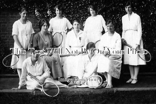 DO 454 - Girls Tennis, Sherborne School, Dorset 1920s