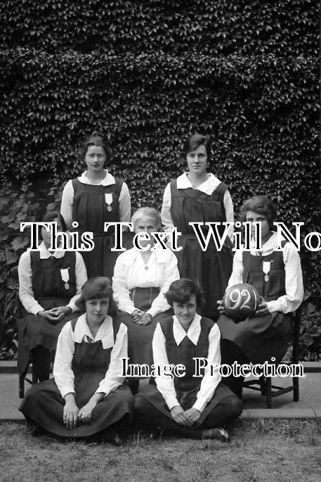DO 457 - Girls Sports Team, Sherborne School, Dorset 1920s