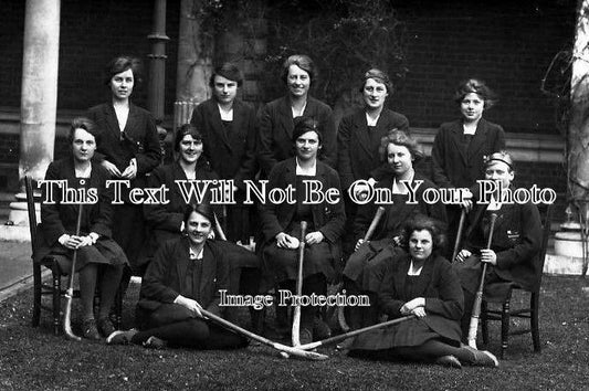 DO 459 - Girls Hockey Team, Sherborne School, Dorset 1920s