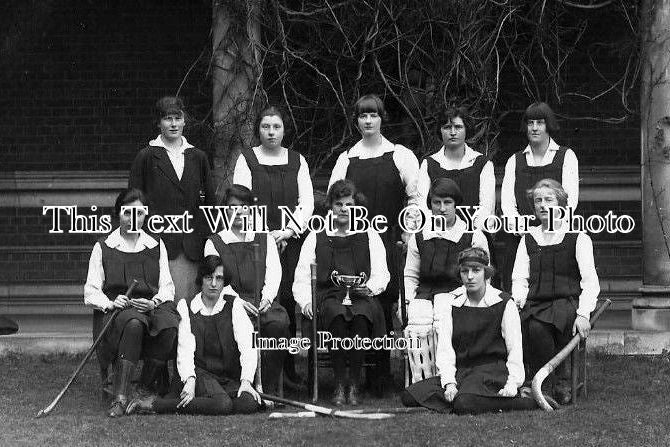 DO 461 - Girls Hockey Team, Sherborne School, Dorset 1920s