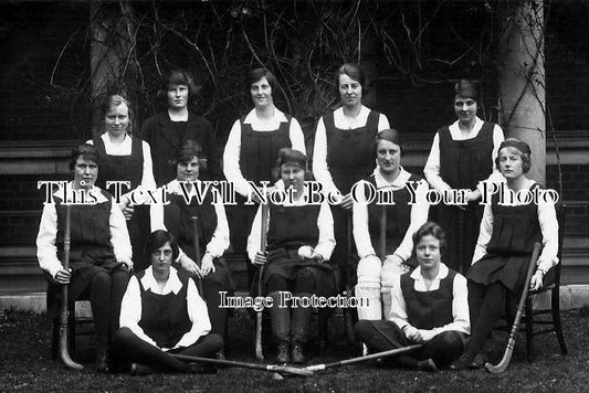 DO 462 - Girls Hockey Team, Sherborne School, Dorset 1920s