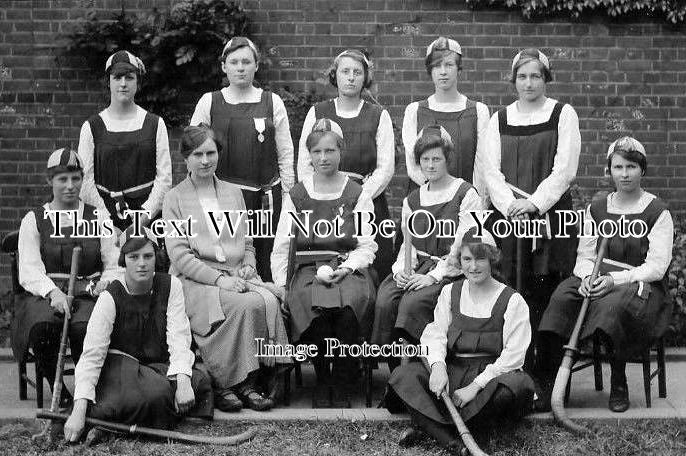 DO 463 - Girls Hockey Team, Sherborne School, Dorset 1920s