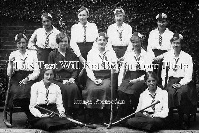 DO 464 - Girls Hockey Team, Sherborne School, Dorset 1920s