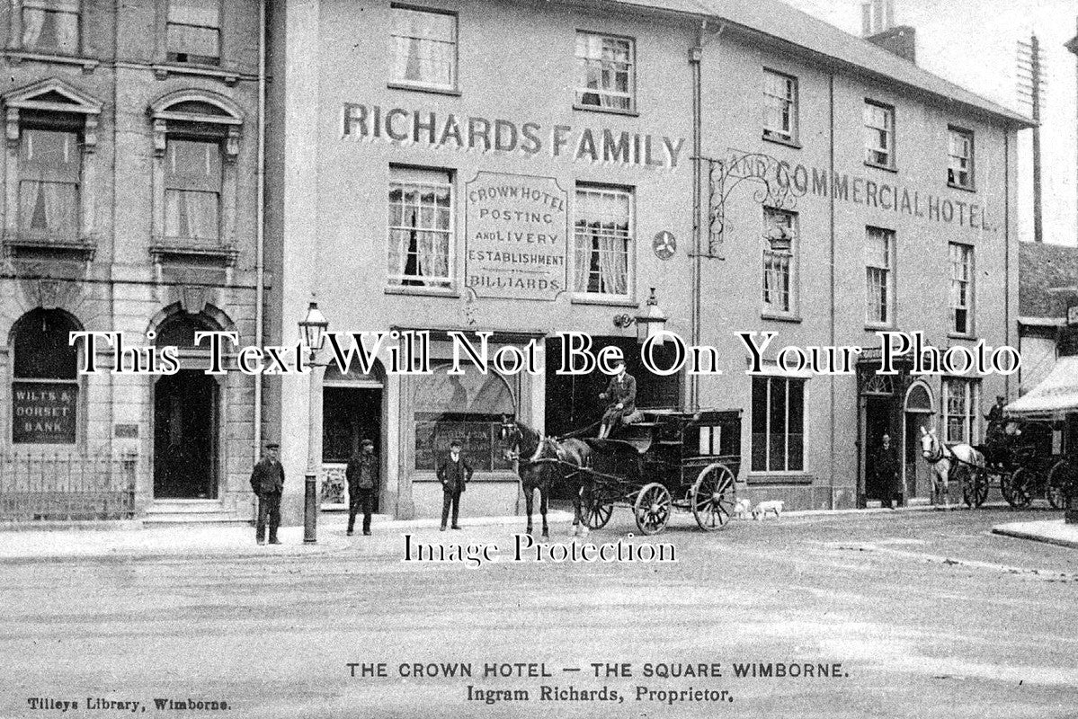 DO 499 - Crown Hotel, The Square, Wimborne, Dorset