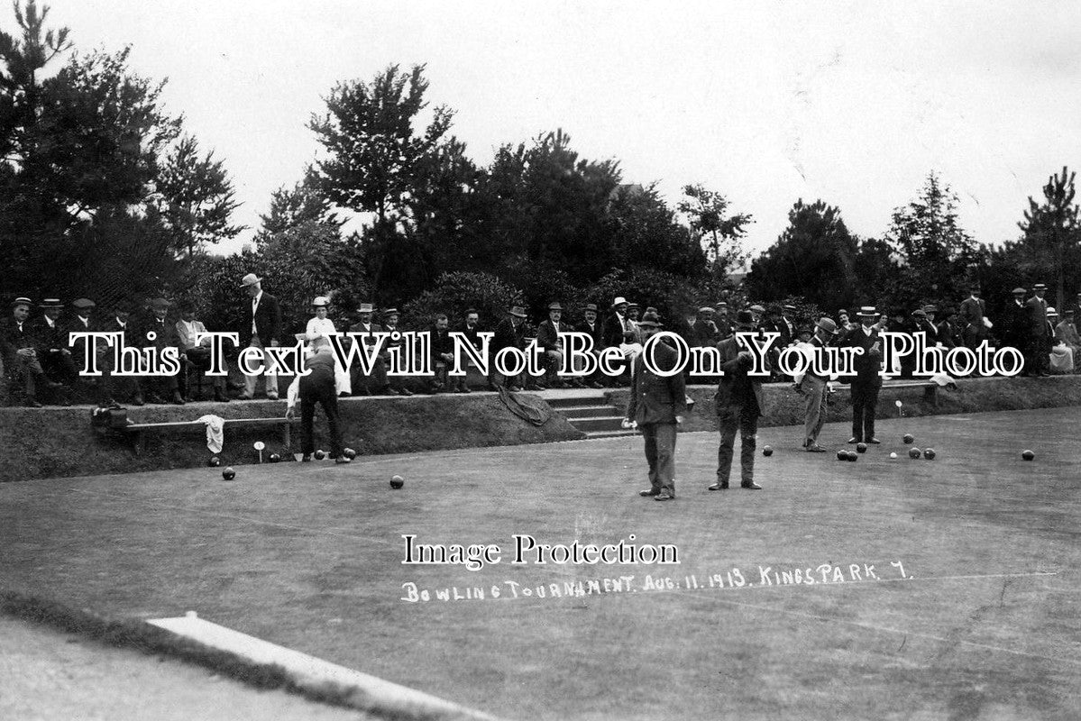 DO 501 - Bowling Tournament, Kings Park Bowls, Bournemouth, Dorset c1913