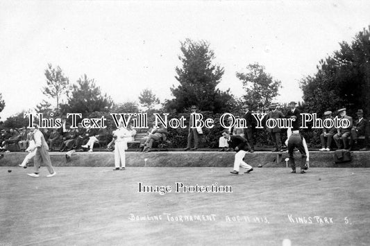 DO 503 - Bowling Tournament, Kings Park Bowls, Bournemouth, Dorset c1913