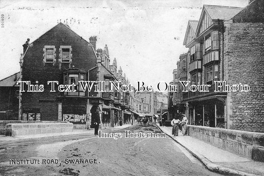 DO 539 - Institute Road, Swanage, Dorset c1914