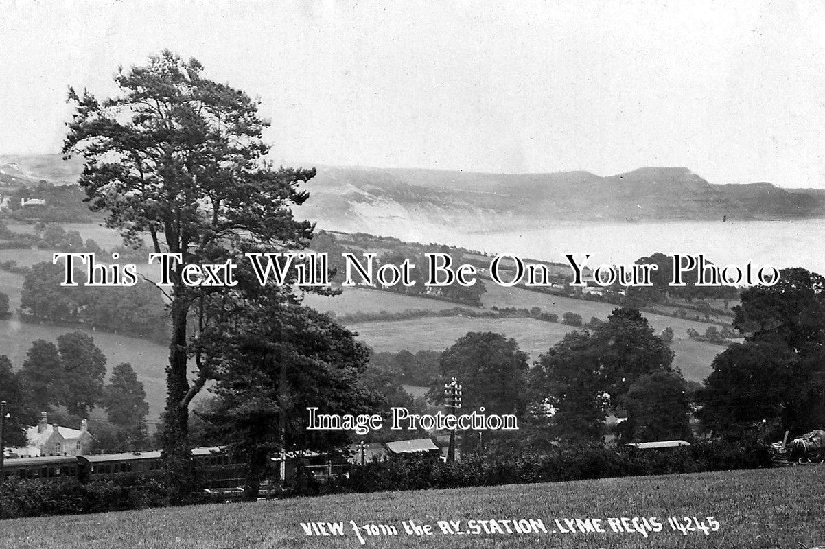 DO 635 - Lyme Regis View From The Railway Station, Dorset