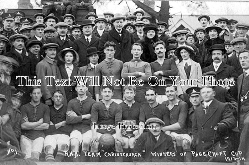 DO 654 - Royal Horse Artillery Football Team, Christchurch, Dorset 1914