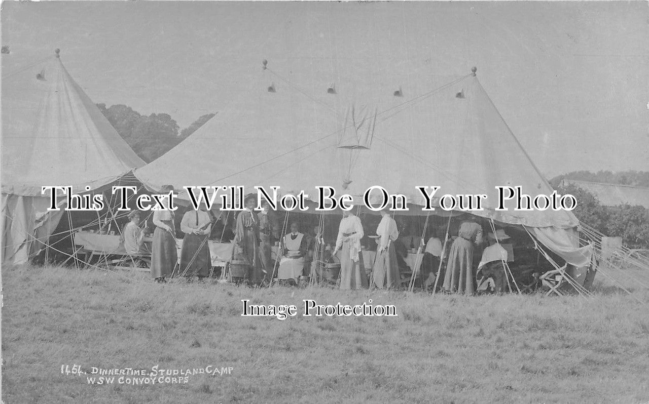 DO 695 - Dinnertime, Studland Camp, Dorset