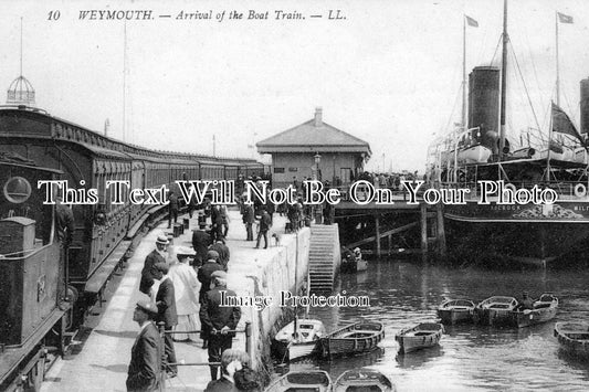 DO 716 - Arrival Of The Boat Train, Weymouth, Dorset