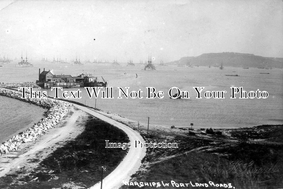 DO 733 - Warships In The Roads, Portland, Dorset