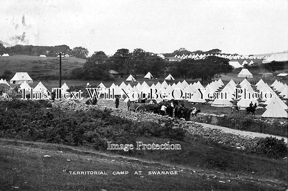 DO 832 - Territorial Camp At Swanage, Dorset c1909