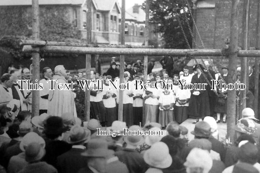 DO 847 - Laying Foundation Stone, St Marys Church, Bournemouth, Dorset