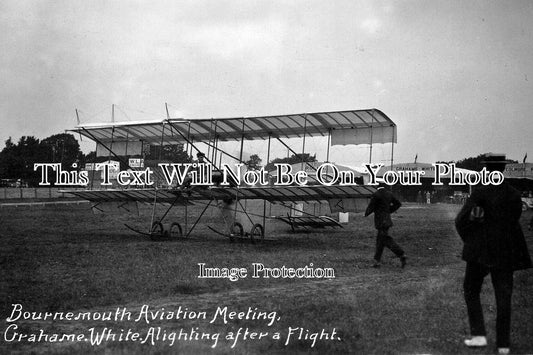 DO 85 - Bournemouth, Dorset Aviation Meeting 1910 - Graham White Alighting