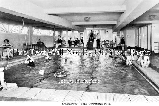 DO 854 - Sandbanks Hotel Swimming Pool, Bournemouth, Dorset c1934