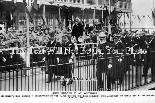 DO 868 - Visit Of King George V, Weymouth, Dorset 1912