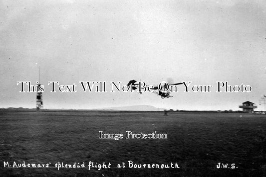 DO 87 - Bournemouth, Dorset Aviation Meeting 1910 - Audemars Splendid Flight