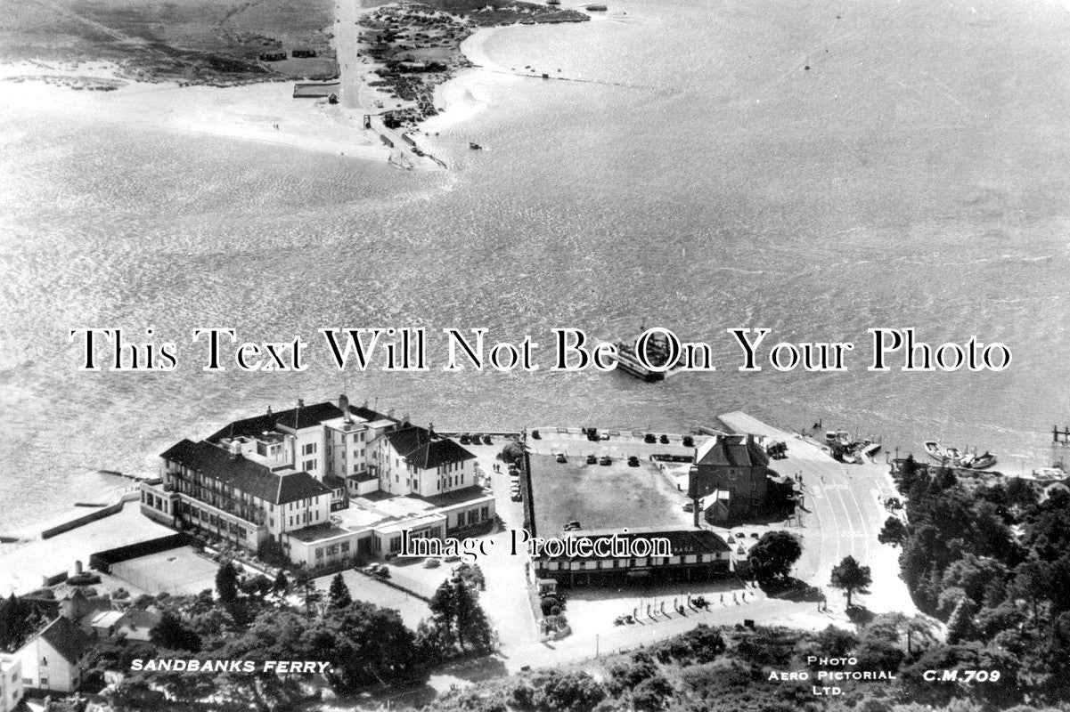 DO 872 - Sandbanks Ferry From Air, Dorset