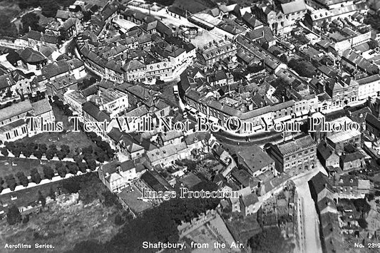 DO 965 - Shaftesbury From The Air, Dorset