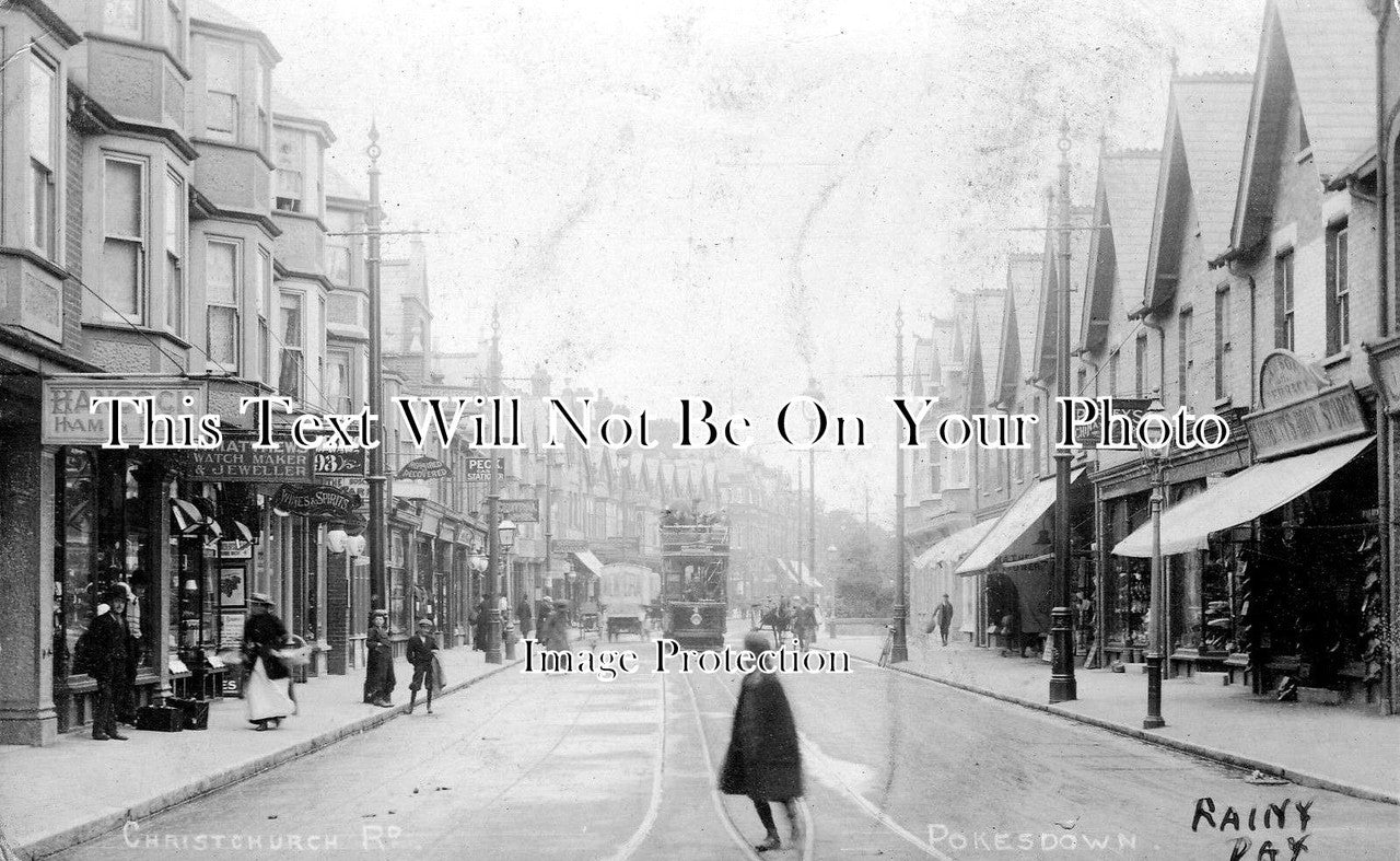 DO 99 - Christchurch Road, Pokesdown, Bournemouth, Dorset c1906