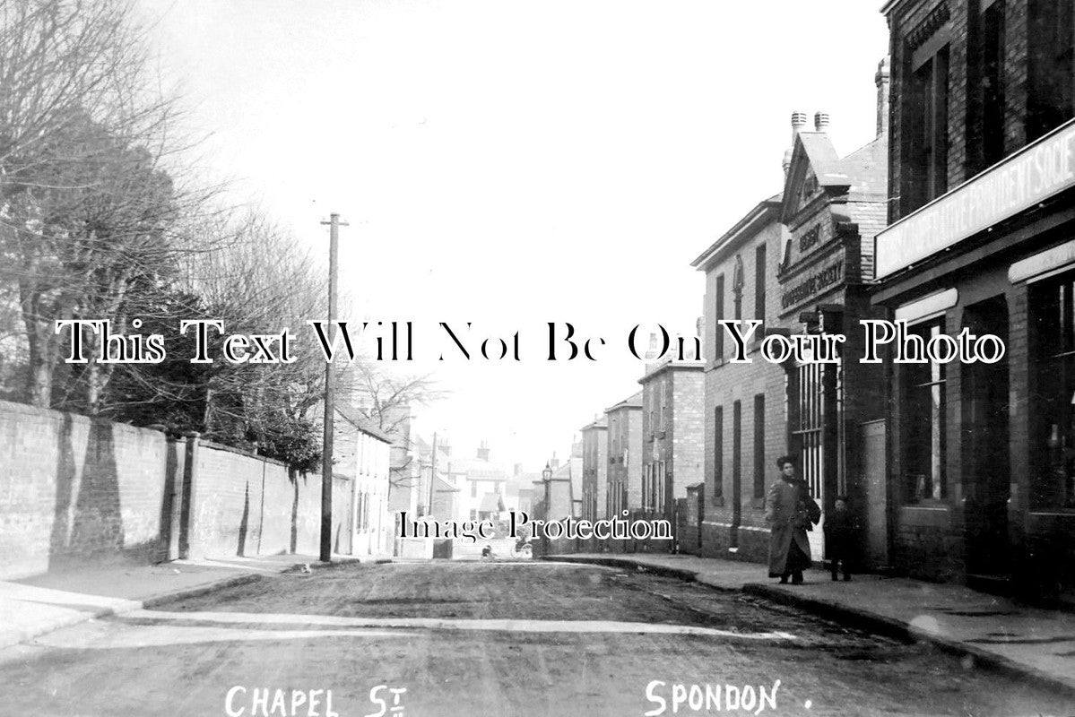 DR 1010 - Chapel Street, Spondon, Derbyshire c1908