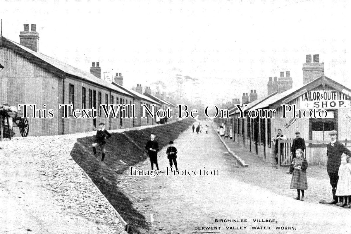 DR 1016 - Derwent Valley Water Works, Birchinlee, Derbyshire c1910