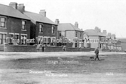 DR 103 - Devonshire Place, New Whittington, Derbyshire c1924