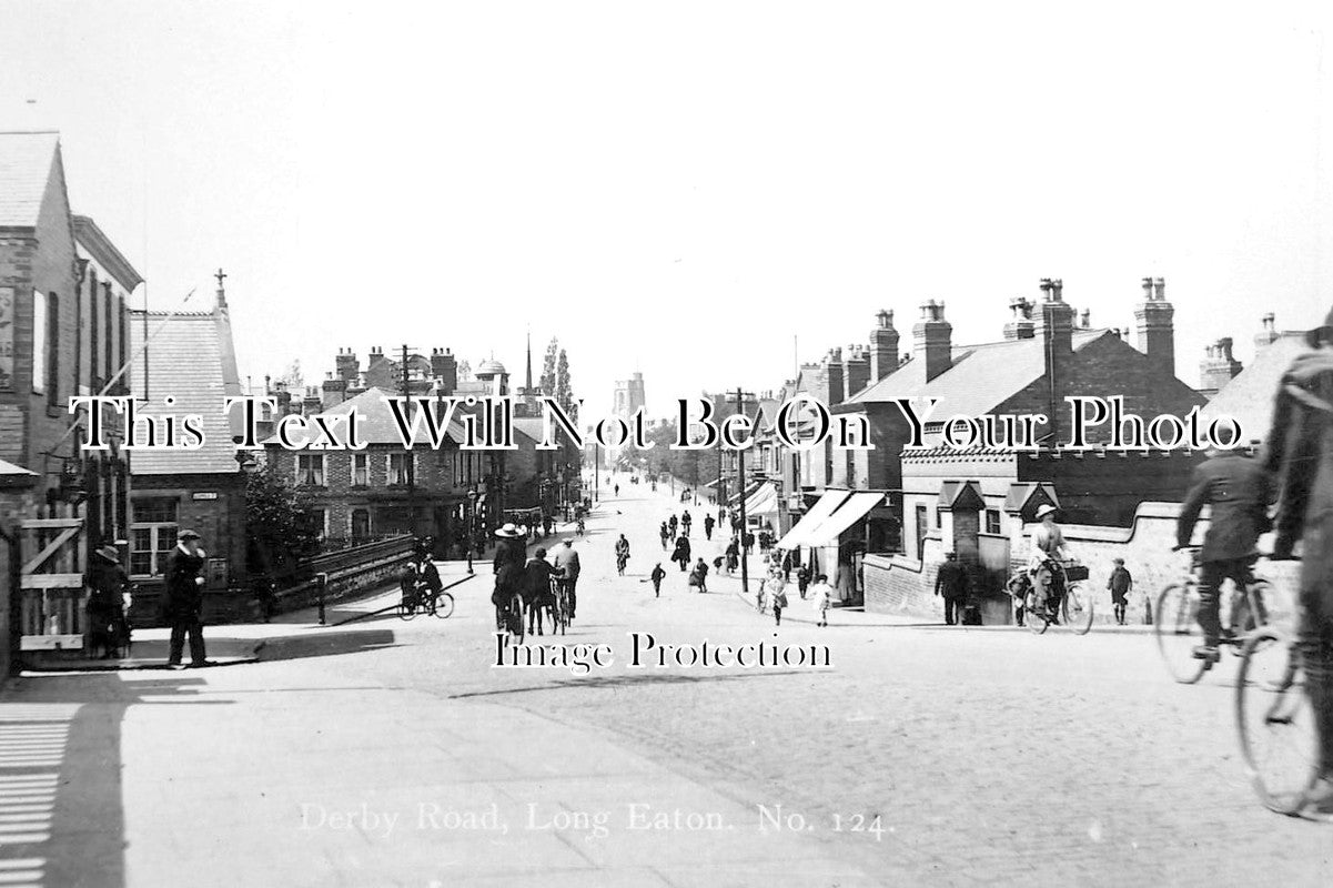 DR 1053 - Derby Road, Long Eaton, Derbyshire c1918