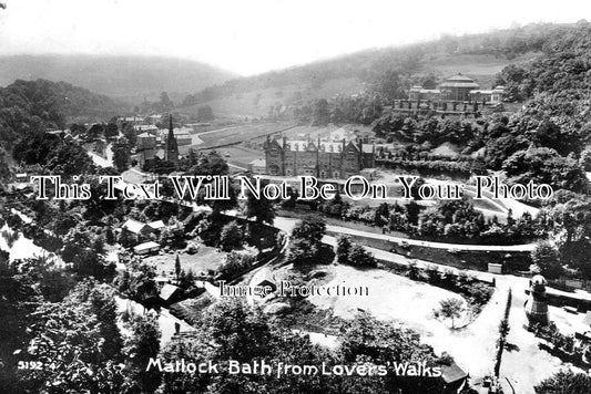 DR 1058 - Matlock Bath From Lovers Walk, Derbyshire