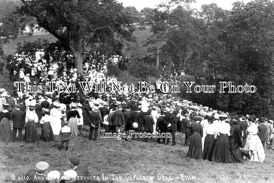 DR 1067 - Anniversary Services, Eyam, Grindleford, Derbyshire 1907