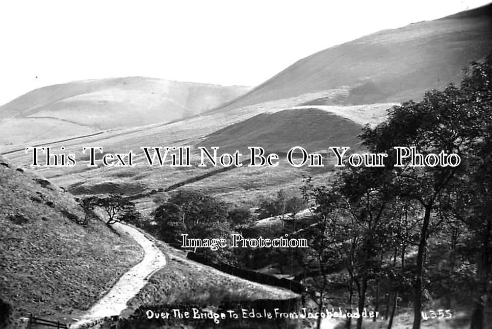 DR 1090 - Over The Bridge To Edale From Jacobs Ladder, Derbyshire – JB ...