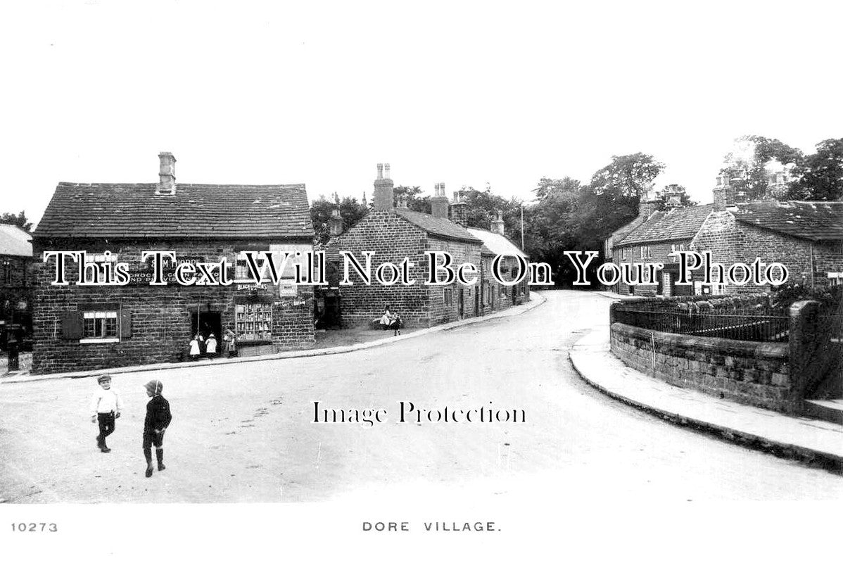 DR 1131 - Dore Village, Derbyshire c1915