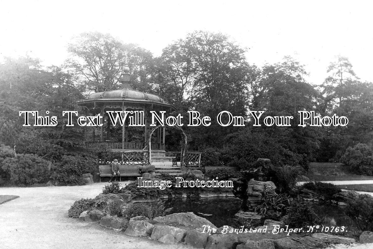 DR 1136 - The Bandstand, Belper, Derbyshire c1921