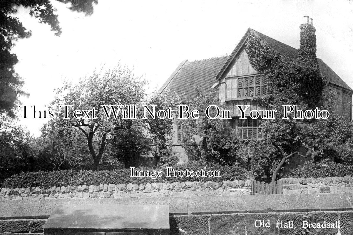 DR 1147 - Old Hall, Breadsall, Derbyshire c1921