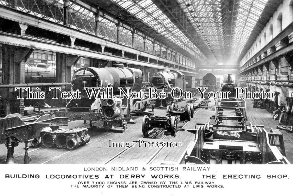 DR 1194 London Midland Scottish Railway Building Locomotives Derb dr-1194-london-midland-scottish-railway-building-locomotives-derb