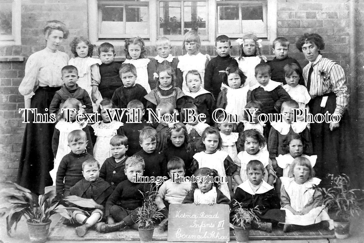 DR 1203 - Victoria Road Infants Council School, Sandiacre, Derbyshire c1905