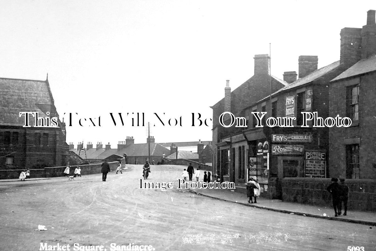 DR 1206 - Market Square, Sandiacre, Derbyshire c1912