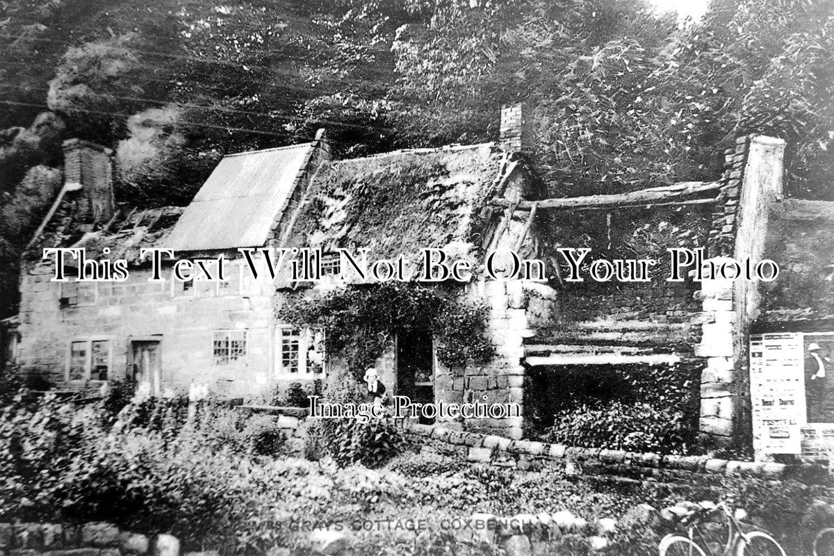 DR 1219 - Mrs Grays Cottage, Coxbench, Derbyshire c1907