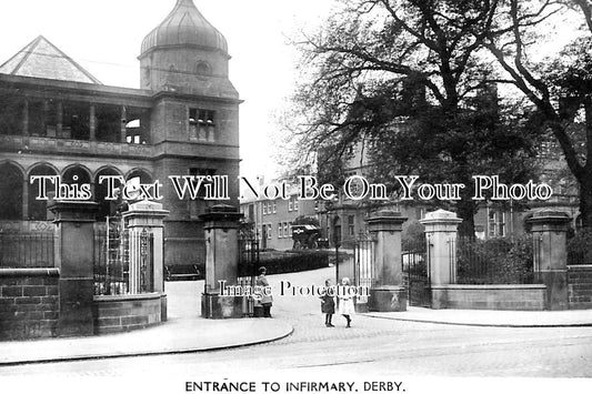 DR 1240 - Entrance To The Infirmary Hospital, Derby, Derbyshire