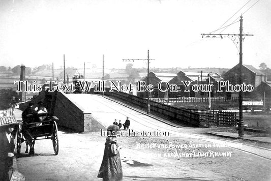 DR 1252 - Bridge & Power Station, Swadlincote, Derbyshire c1910