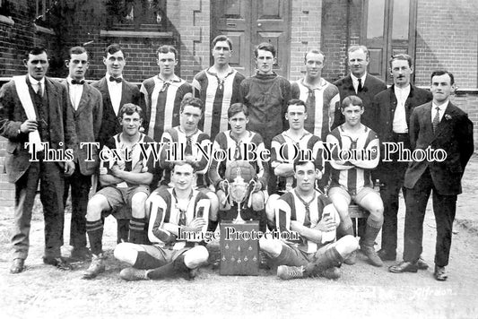 DR 1256 - Rose Villa Football Club, Alfreton, Derbyshire c1922