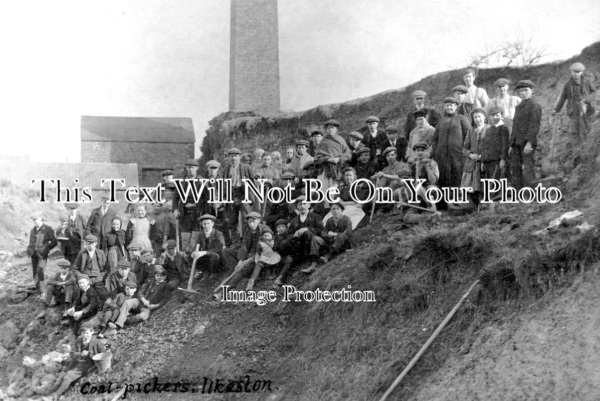 DR 1272 - Coal Picking During 1912 Miners Strike, Ilkeston, Derbyshire