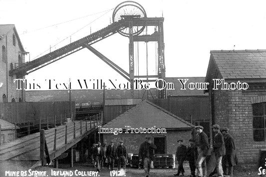 DR 1283 - Miners Strike, Ireland Colliery, Derbyshire 1912