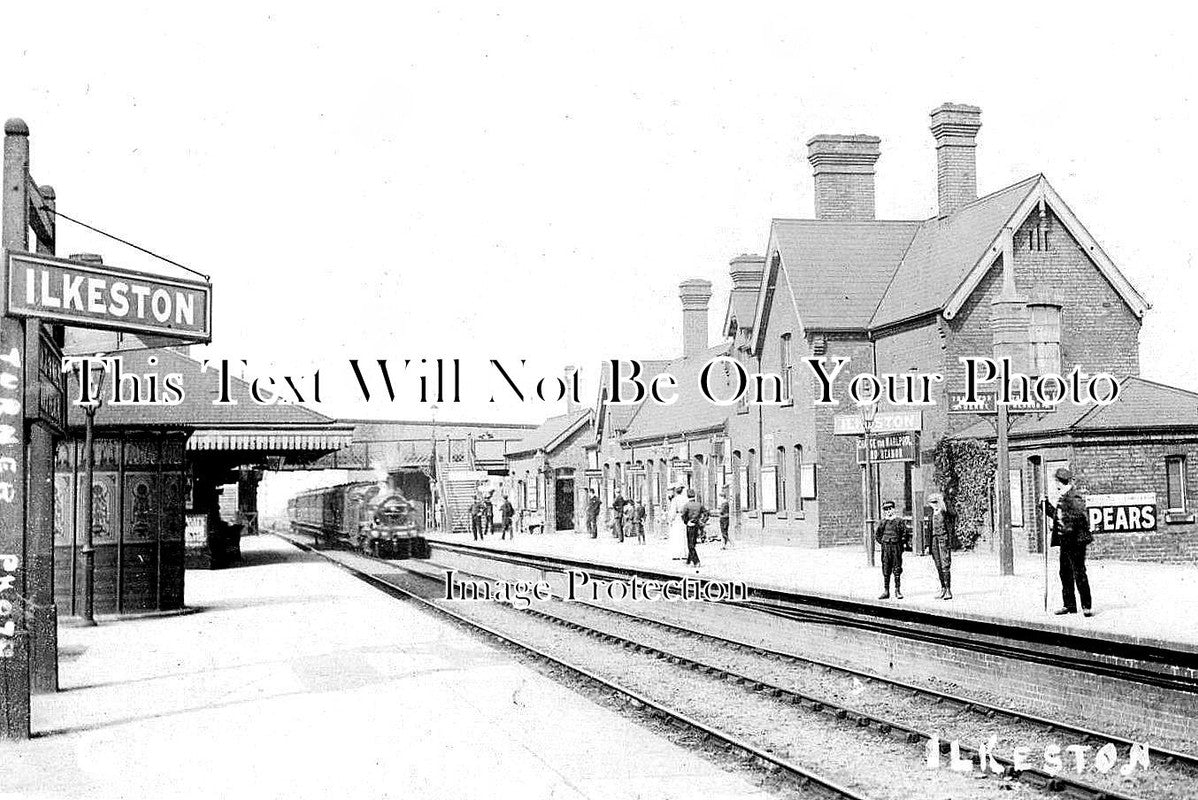 DR 1284 - Ilkeston Railway Station, Derbyshire c1907