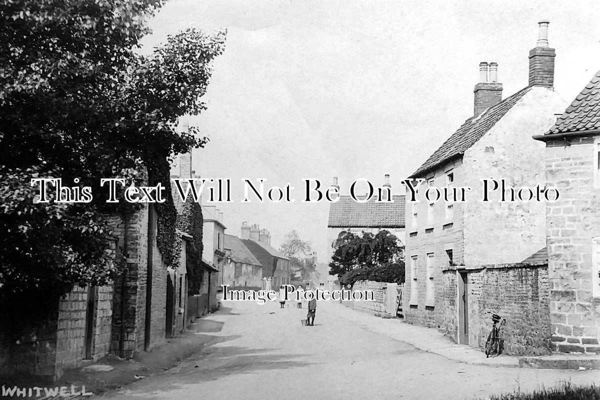 DR 13 - Whitwell Village, Derbyshire c1906