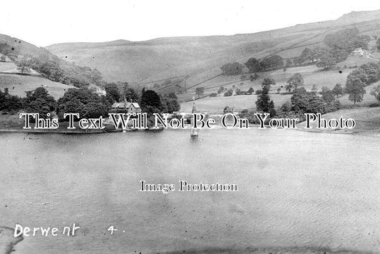 DR 1364 - Derwent Village Church Tower, Ladybower Reservoir, Derbyshire