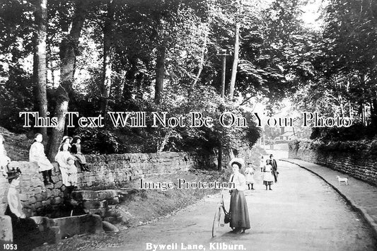 DR 1380 - Bywell Lane, Kilburn, Derbyshire c1912