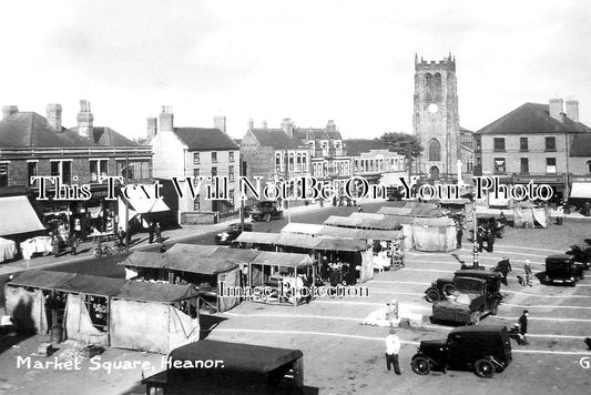 DR 1391 - Market Square, Heanor, Derbyshire c1935