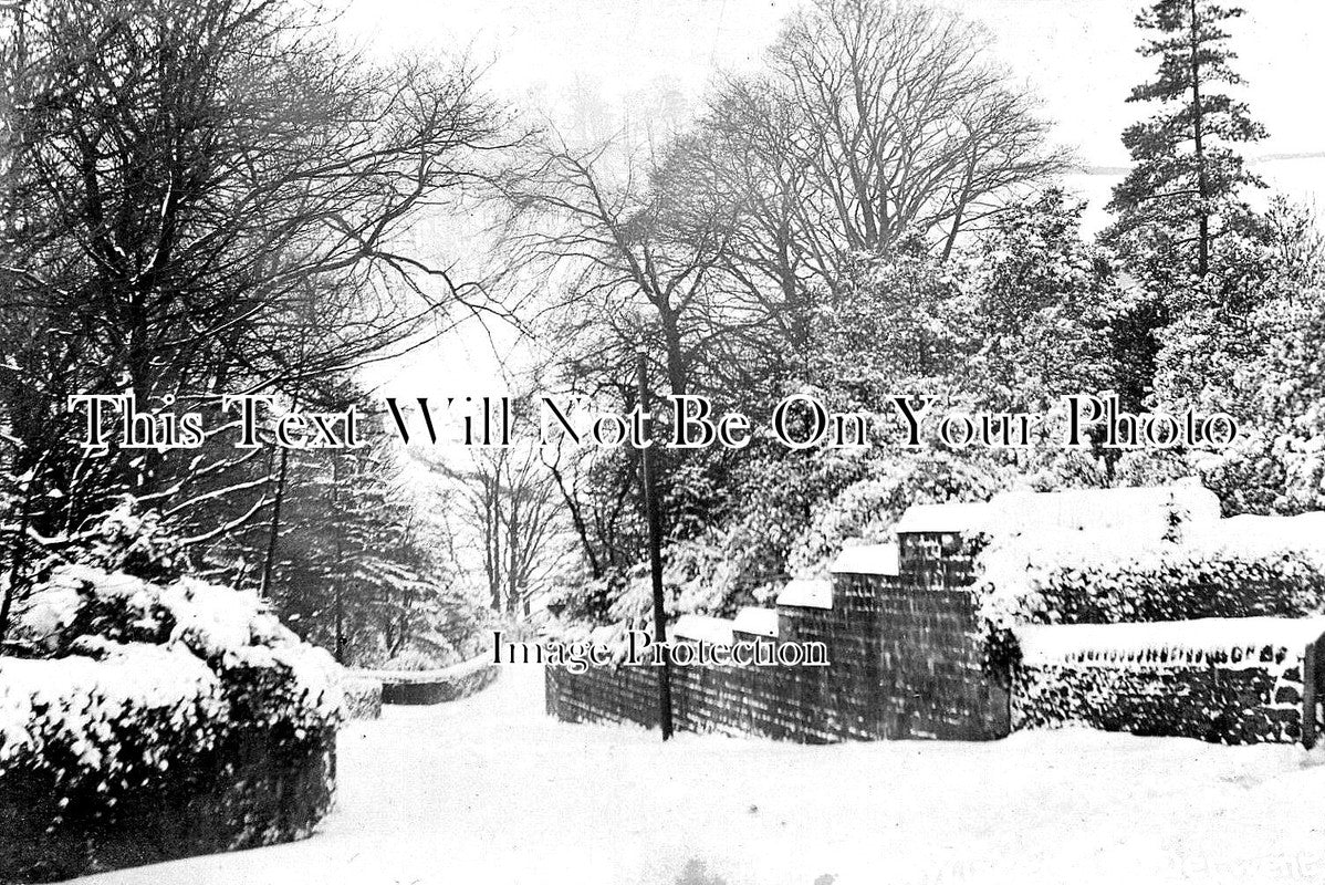 DR 1395 - Winter Scene, Derwent Village, Derbyshire